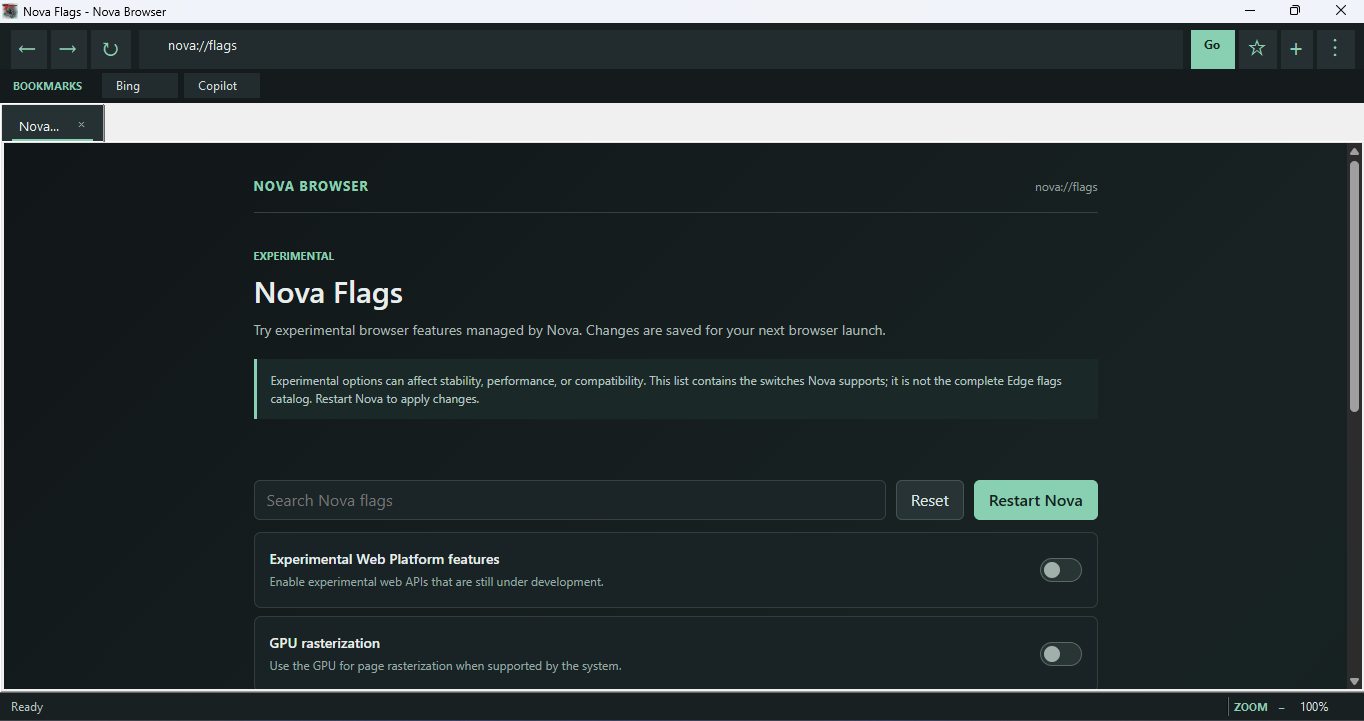 Flags Page